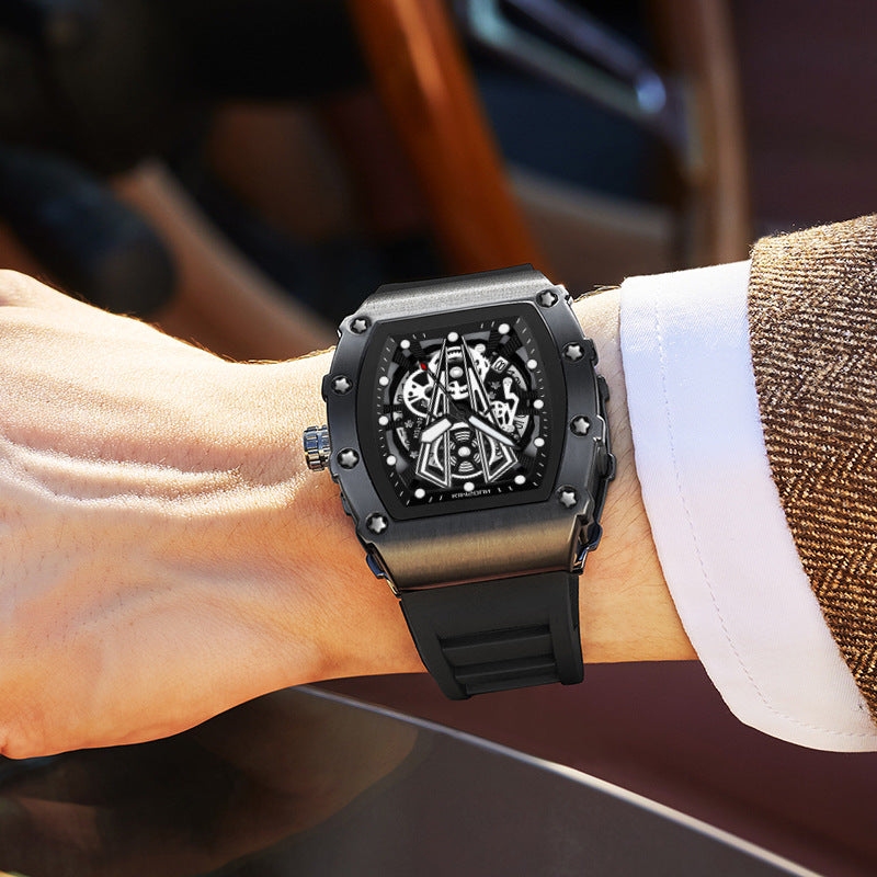 RELOJ ELEGANTE ESTILO RICHAR MILLE NEGRO