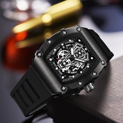 RELOJ ELEGANTE ESTILO RICHAR MILLE NEGRO