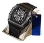 RELOJ ELEGANTE ESTILO RICHAR MILLE NEGRO